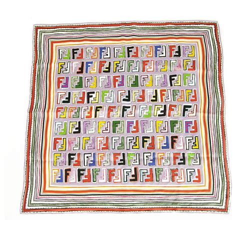 fendi multicolor scarf|Fendi authentication scarves.